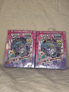 Sticki Rolls Series 2 Sticker Bracelet Collector Set Lot X2 NEW Sealed