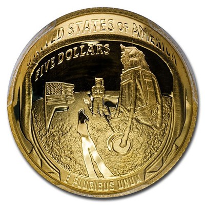 2019-W Gold $5 Apollo 11 50th Anniversary PR-70 PCGS | eBay