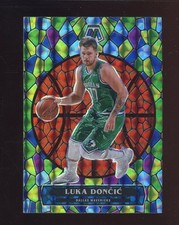 Auction #5 2020-21 Mosaic Stained Glass #9 Luka Doncic Mavericks SSP CASE HIT
