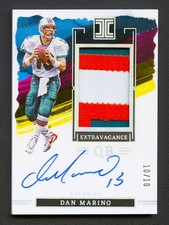 DAN MARINO 2023 IMPECCABLE EXTRAVAGANCE DOLPHINS HOF PATCH AUTO AUTOGRAPH #10/10