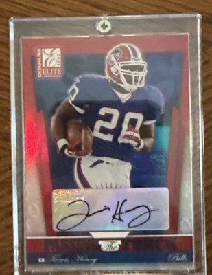 2002 Donruss Elite Passing the Torch Auto Travis Henry  #76/100 Jersery #