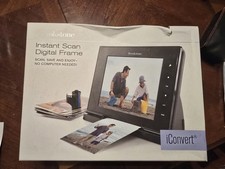 Brookstone iConvert Instant Scan Digital Frame- 8" Frame 600 x 800