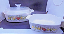 Corning Ware Casserole 2qt w/Lid & 1qt