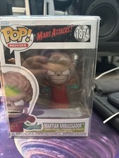 Figura Funko Pop Mars Attacks: Embajador Marciano con Protector