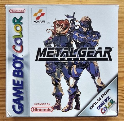 Metal Gear Solid Game Boy Color PAL EUR komplett OVP Anleitung Inlay getestet