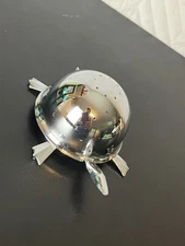 Vintage MCM Chrome Mock Turtle Toothpick Holder Irvinware Hor Home Decor Kitchen