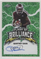 2020 Leaf Flash Flash of Brilliance Green /20 Quartney Davis #FB-QD1 Auto 0w8