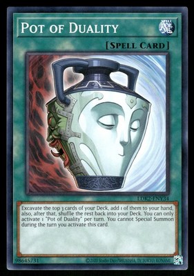 Yugioh Pot of Duality LDK2-ENY34 Common Unlimited NM