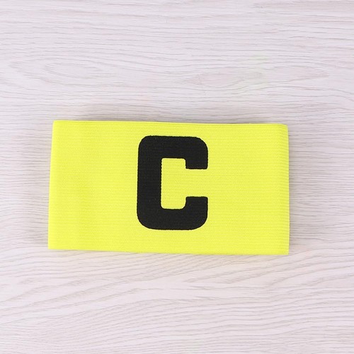 Ciieeo 2Pcs Bracelet de Bras de Capitaine Bracelet de Football Jeunesse Medium, Jaune - Photo 9 sur 9