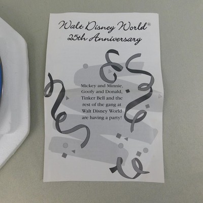 Bradford Exchange Disney World 25th Anniversary Plate Main Street