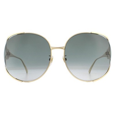 Gucci Sunglasses GG0225S 001 Gold Gray Gradient | eBay