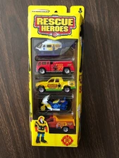 Matchbox  2002  5-Pack   Rescue Heroes   Diecast Vehicles  New