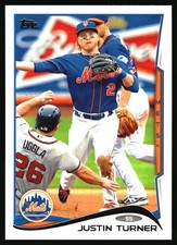2014 Topps Justin Turner #187 New York Mets