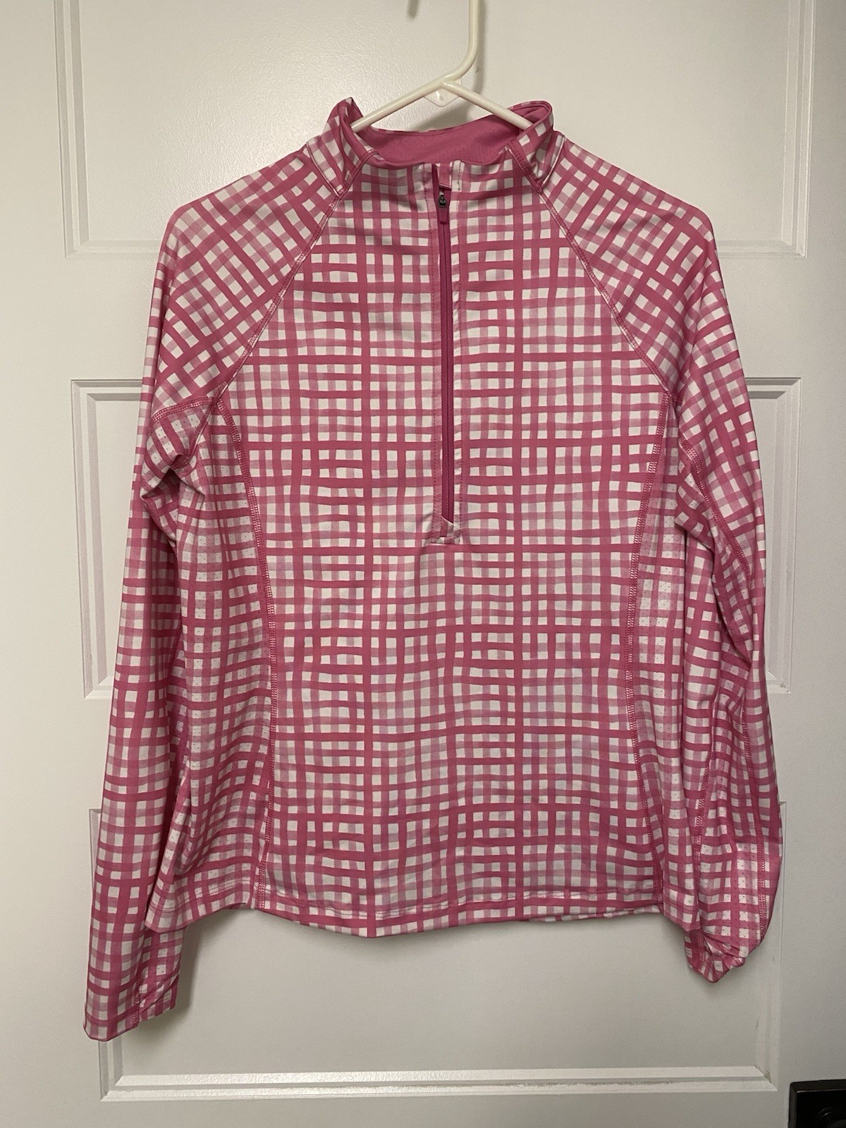 VINEYARD VINES Performance Gingham Pink golf Tenn… - image 2