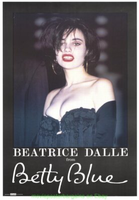 ポスター「ベティ・ブルー」（Betty Blue） 特大ポスター BETTY BLUE Movie Poster 1990S Commercial Print BEATRICE DALLE