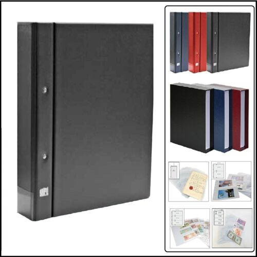 Banknote Album Ringbinder A4 Compact Black SAFE 480-5 Blank For Banknotes - Picture 1 of 9