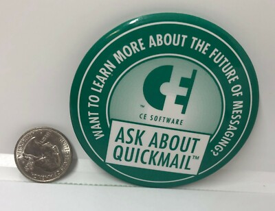 CE Software Ask Me About Quickmail Advertising Pin