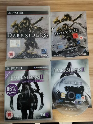 Darksiders 1 und 2 Bundle für Sony PlayStation 3 PS3 komplett 