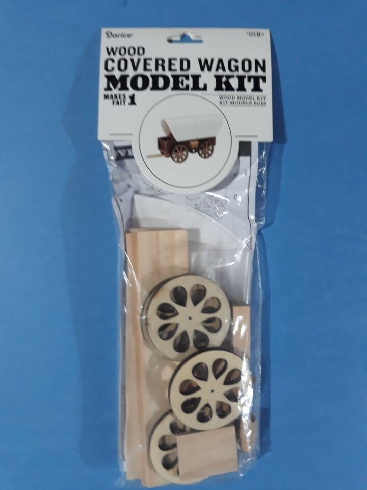 Darice Covered Wagon Model Kit New