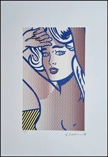 Roy Lichtenstein * nude with... * 50 x 35 cm * signed lithograph * limited # 20/150