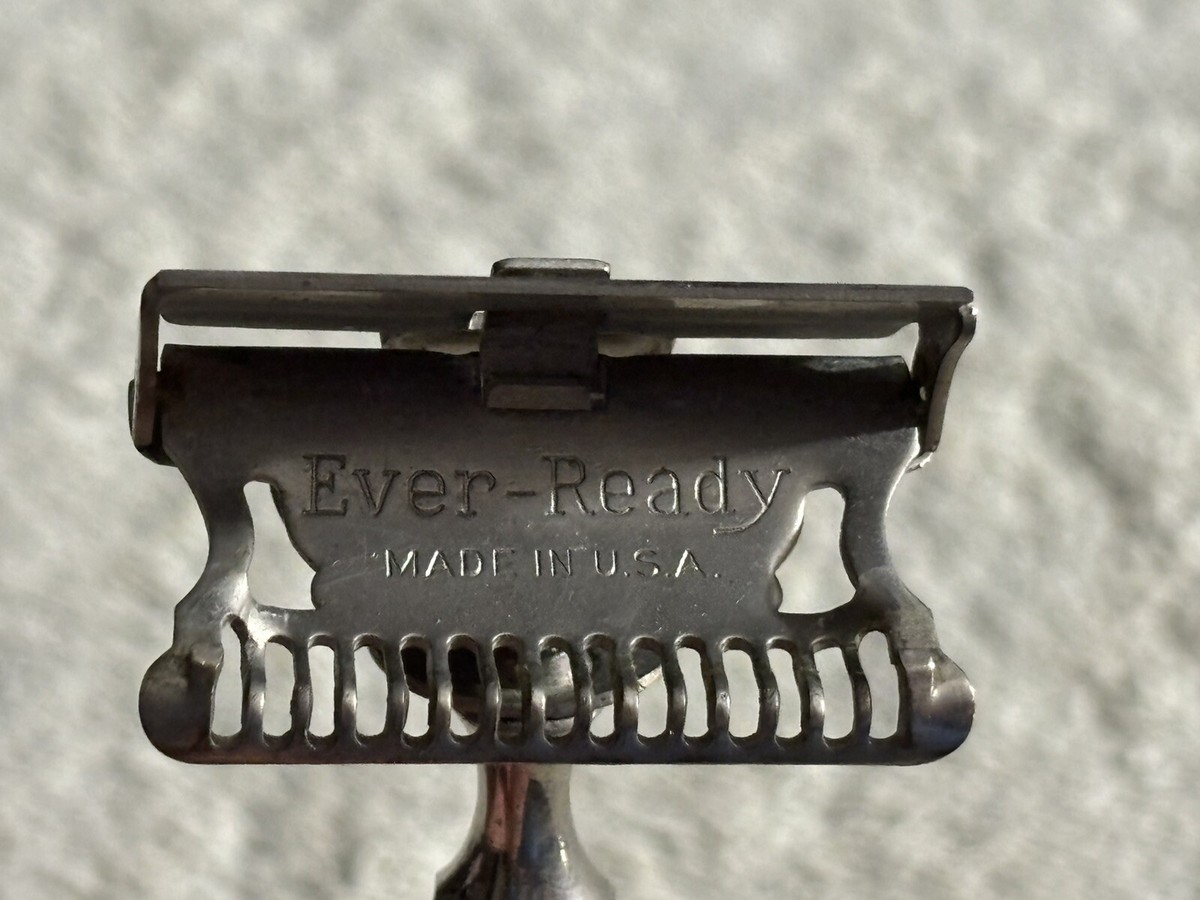 Vintage　Ever Ready 片刃髭剃り　Made in U.S.A. Vintage Ever Ready Single Edge Safety Razor Art Deco Handle | eBay