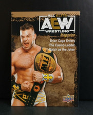 2021 Upper Deck AEW All Elite Wrestling Magazine Gold Brian Cage #82