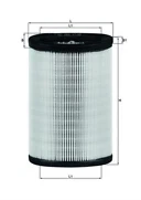 FOR CITROEN AX SAXO PEUGEOT 106 ROVER 115 MAHLE AIR FILTER 