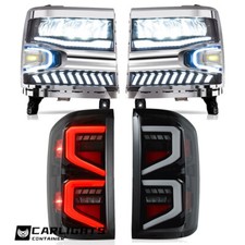 For 2016-2018 Chevy Silverado1500 Headlights+...