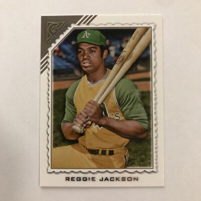 2022 Topps Gallery #92 Reggie Jackson Oakland Athletics