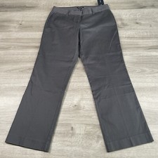 Tommy Hilfiger Women's Dress Pants Size 4 Color Black Flat Front Straight