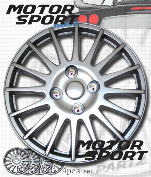 Juego de tapacubos de 16 pulgadas 4 piezas cubierta de cubierta de rueda de llanta estilo 611 tapacubos de 16" pulgadas Foto 2 de 4