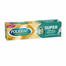 Polident Super Tenuta+Sigillante Sigillante per Protesi Dentale Gusto Menta, 40g