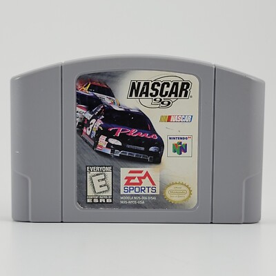 NASCAR 99 Nintendo 64 N64 AUTHENTIC REAL OEM Cartridge Only BTG Tested Racing