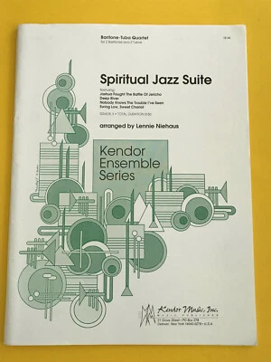 Suite Jazz Spirituel, arr. par Lennie Niehaus, quatuor de tuba baryton - Photo 1/2