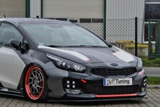 Spoilerschwert Frontspoilerlippe Schwert aus ABS für Kia Cee'd GT-Line mit ABE