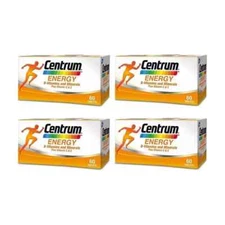 1-4 Boxes Centrum Energy B-Vitamins Vitamin C E Lutein & Lycopene Free Shipping