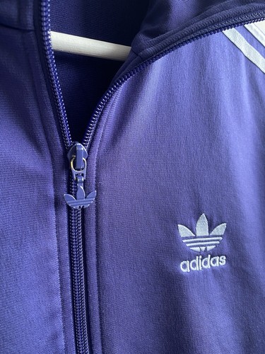 Vintage Retro Adidas Originals Women’s Purple Track-Top Size 10 - Picture 12 of 19