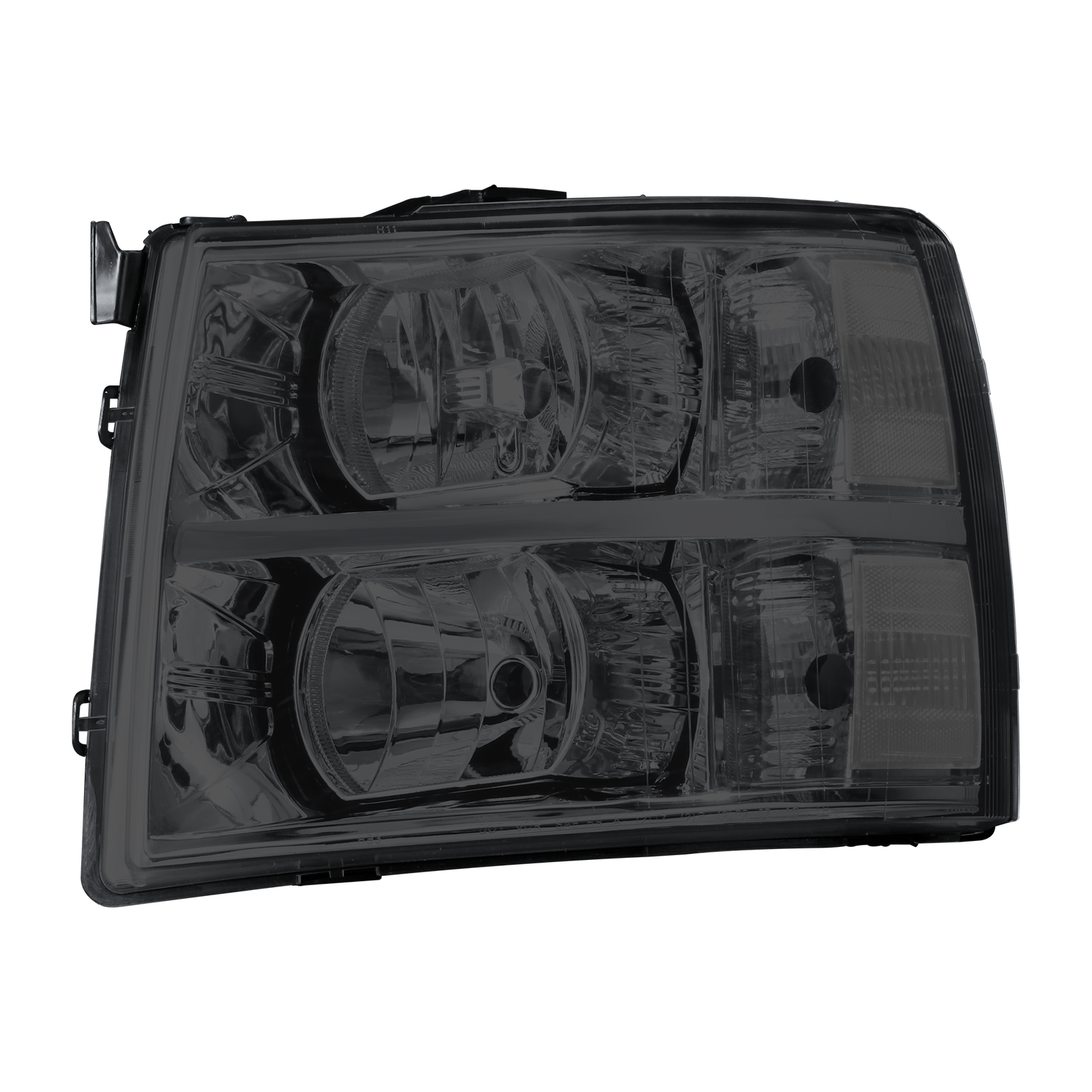 2X Smoke Lens Headlights Assembly For 0713 Chevy Silverado 1500 0714 2500 3500 eBay