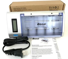 BONAI LCD Universal Battery Charger for AA, AAA, C, D, 9V Ni-MH Ni-CD
