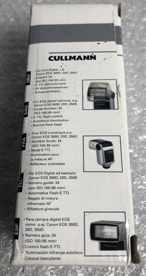 ✅ CULLMANN 34 AFa-C Digital Camera Flash for Canon EOS Digital Cameras - Image 3 of 4
