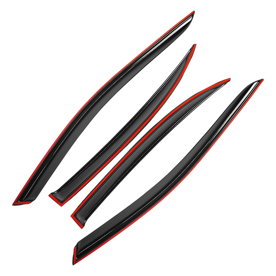 Para Volkswagen VW Jetta MK6 JDM 2011-2018 Visera de ventana Protectores de lluvia Deflector Foto 3 de 4