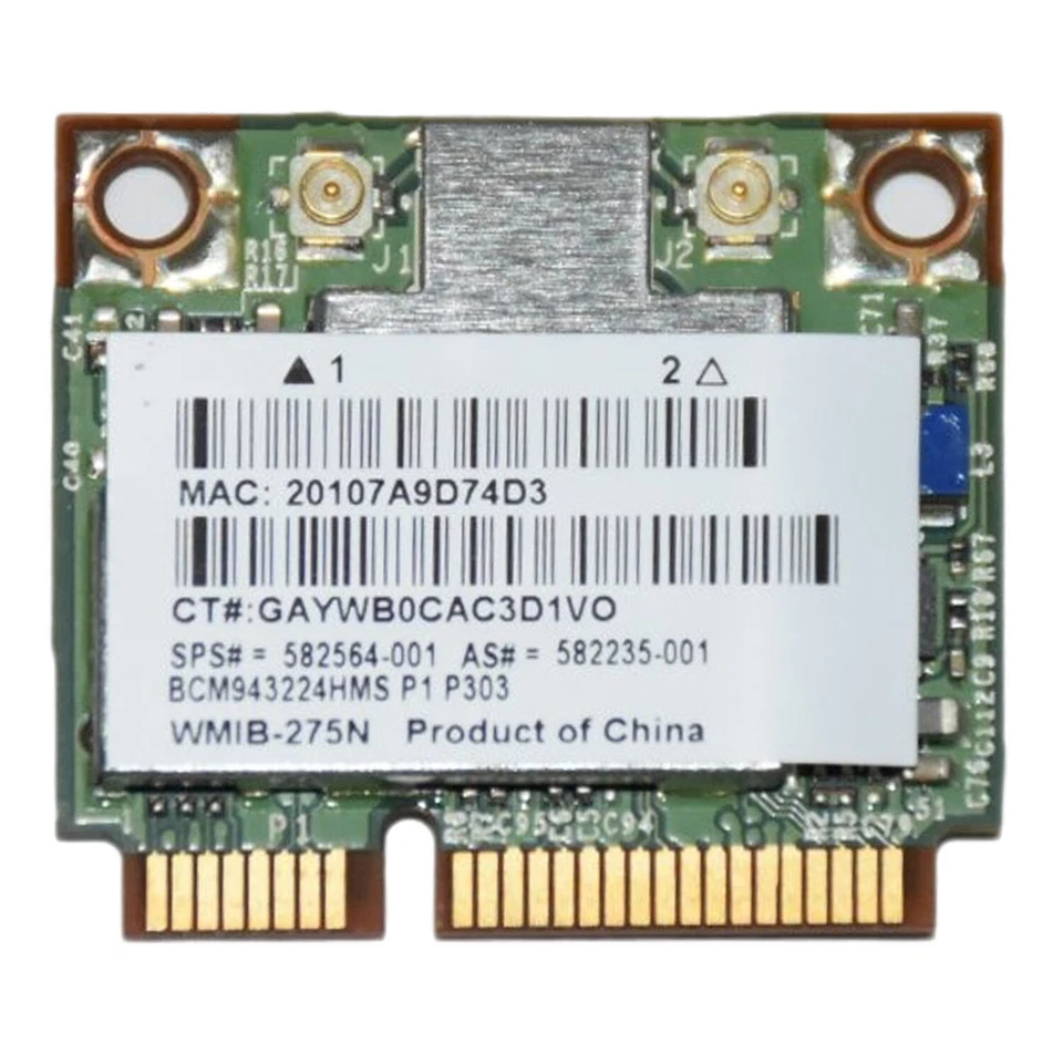 Lot x 2 New HP ProBook 6450B BCM943224HMS Wi-Fi Wireless Network Card 300Mbps - Image 4 of 4