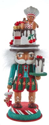 Kurt Adler HA0604 - Nussknacker Hollywood ''Lebkuchenbäcker'', 38 cm