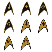 Star Trek Iron On Patch William Shatner Spock Leonard Nimoy Enterprise Picard 