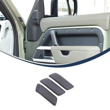 RHD Real Carbon Fiber Inner Door Handle Cover For Land Rover Defender 110 2020+