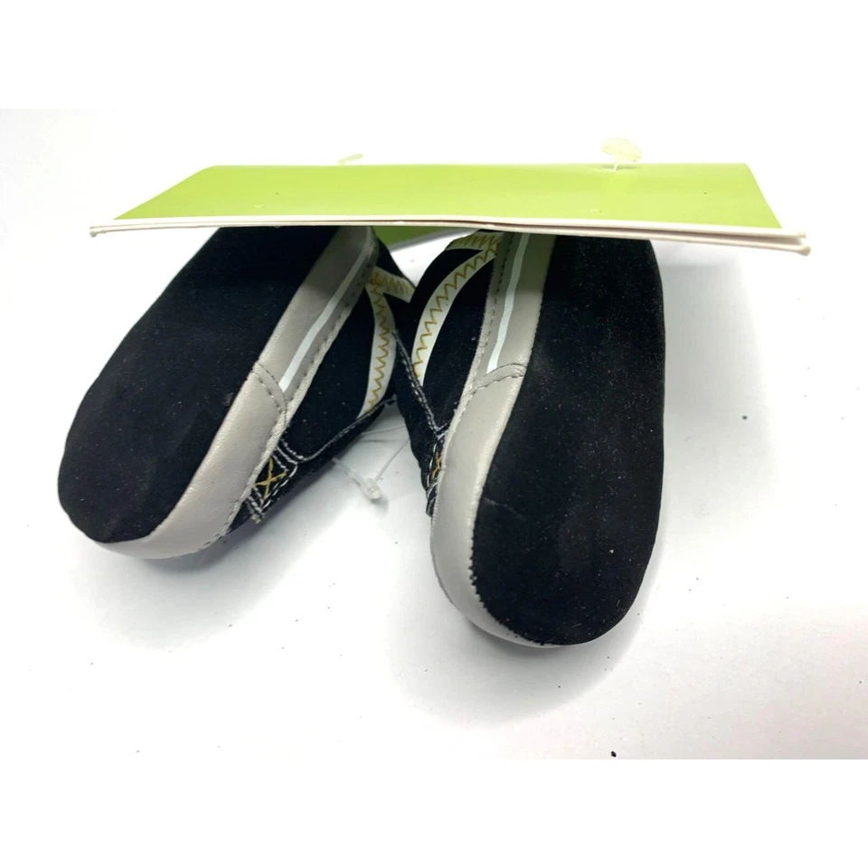 Nuevo Circo Bebé Niños Infante Talla 0 6 Meses Moda Tenis Zapatos Negro Hecho por el Hombre Foto 3 de 4