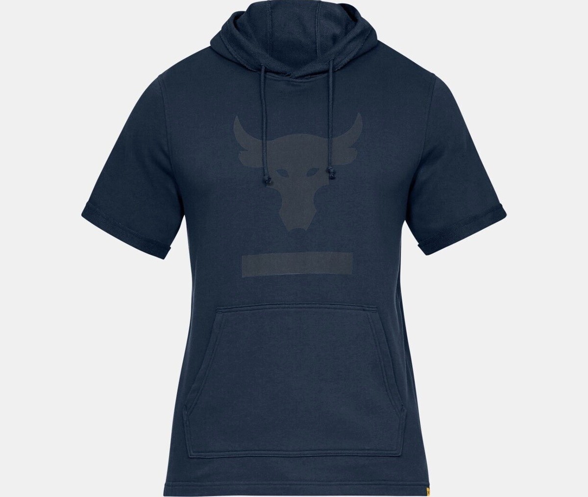 Short Sleeve Hoodie Under Armour The Rock Sweatshirts MEN'S UNDER ARMOUR  PROJECT ROCK TERRY SHORT SLEEVE HOODIE A2