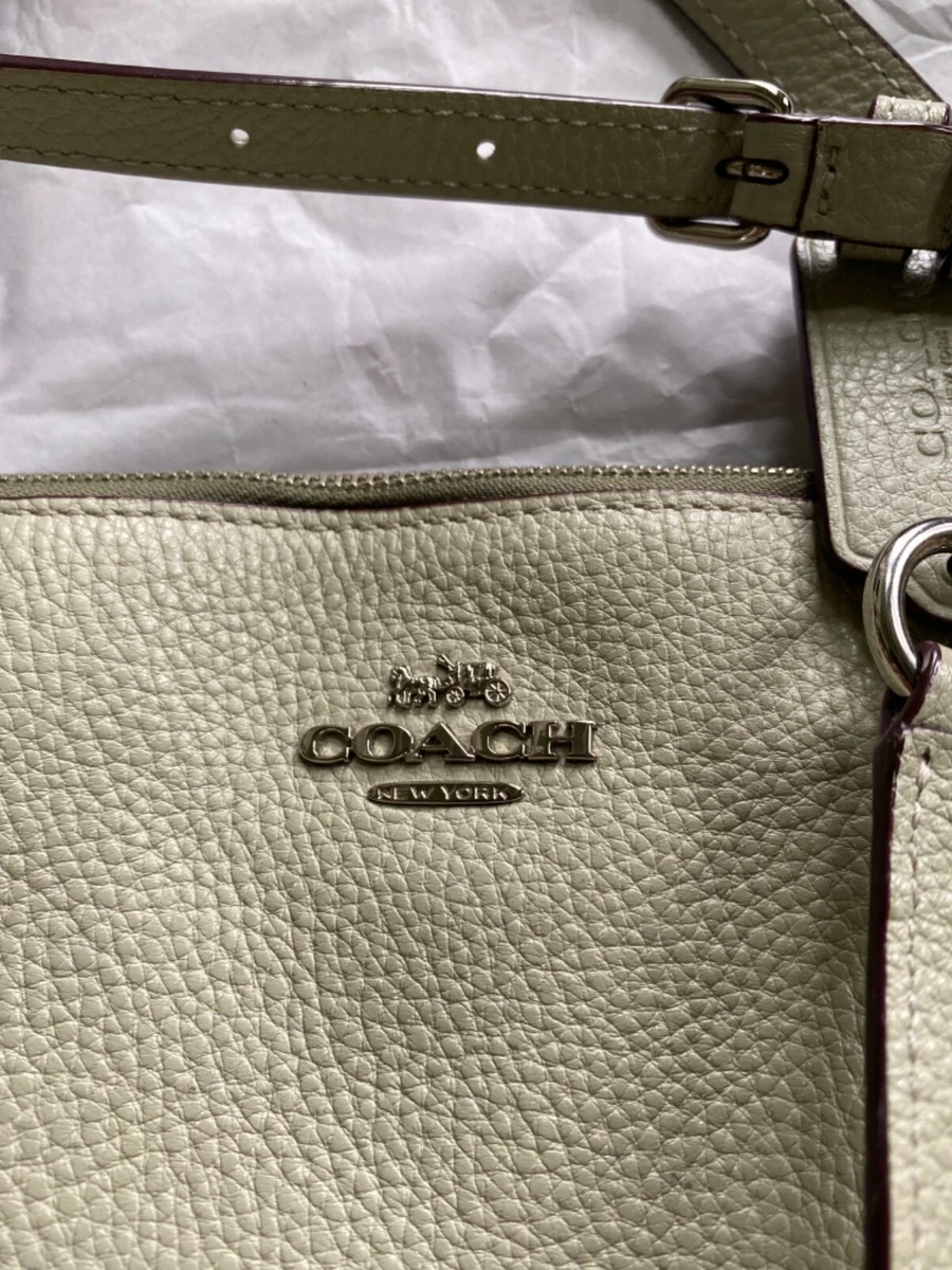 RARE WOMENS COACH DESIGNER SHOULDER HANDBAG LIGHT SAGE COLOR LEATHER | eBay