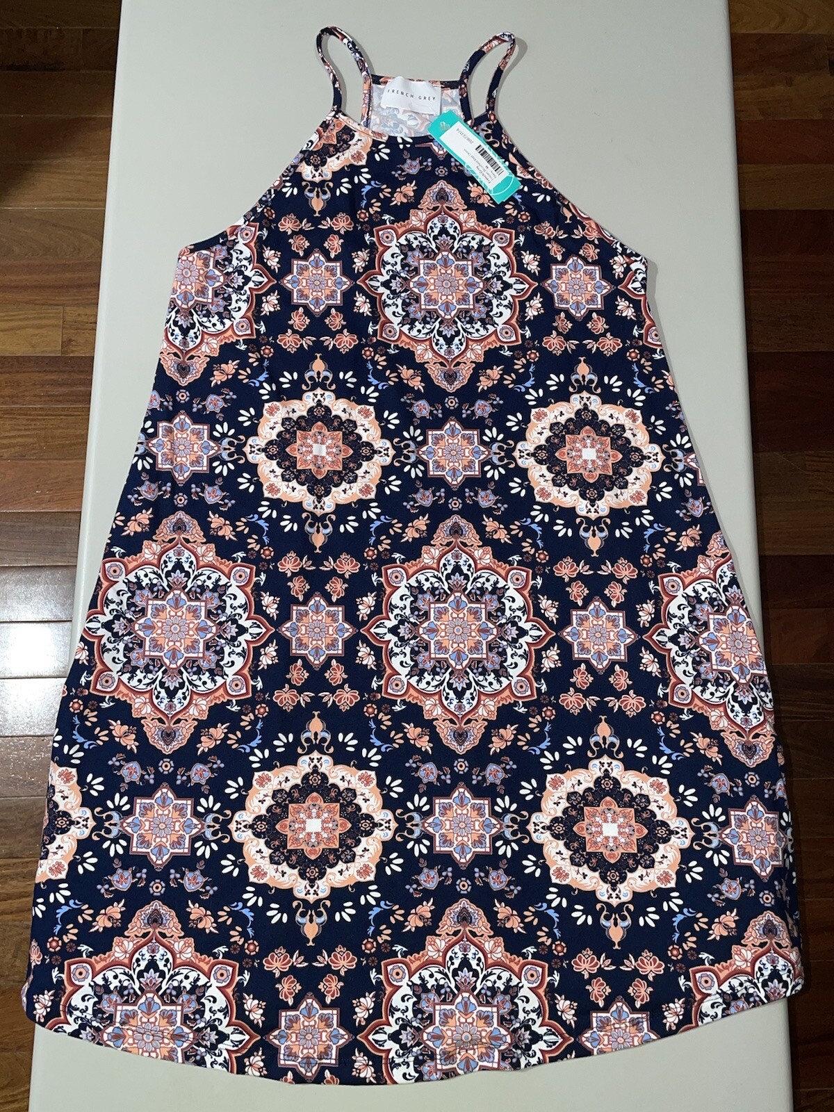 Troian Brushed Knit Dress Navy 