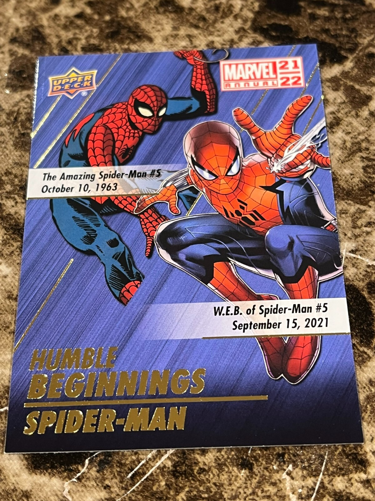 202122 Upper Deck Marvel Annual Humble Beginnings You Pick Updated